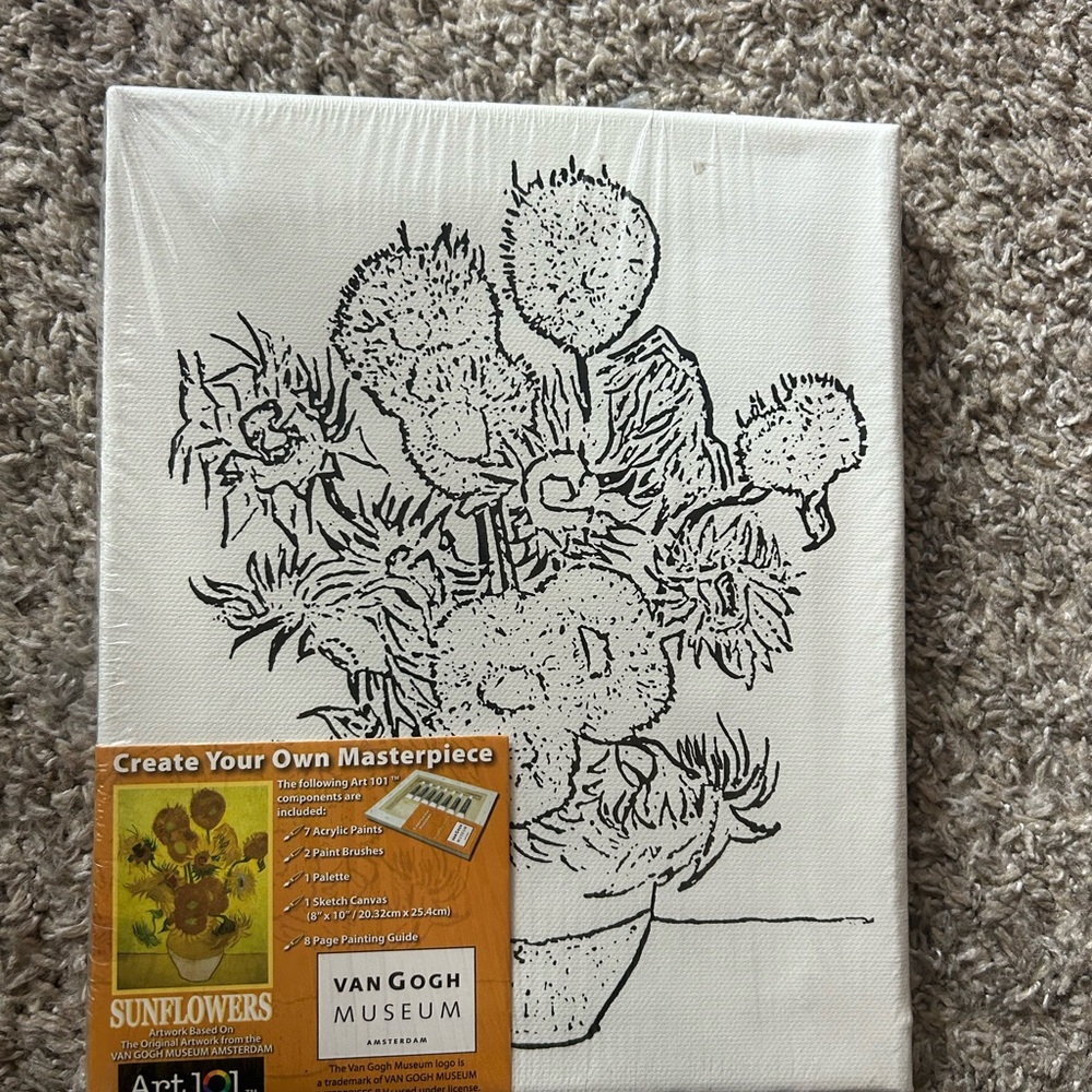 Van Gogh Museum Sunflowers Paint Kit